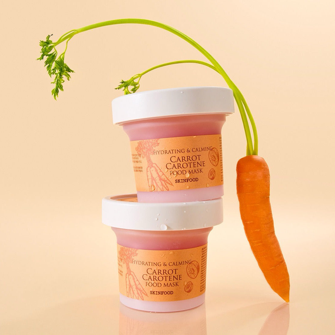 SKINFOOD [NEW ] Carrot Food Mask 120g jars with fresh carrot