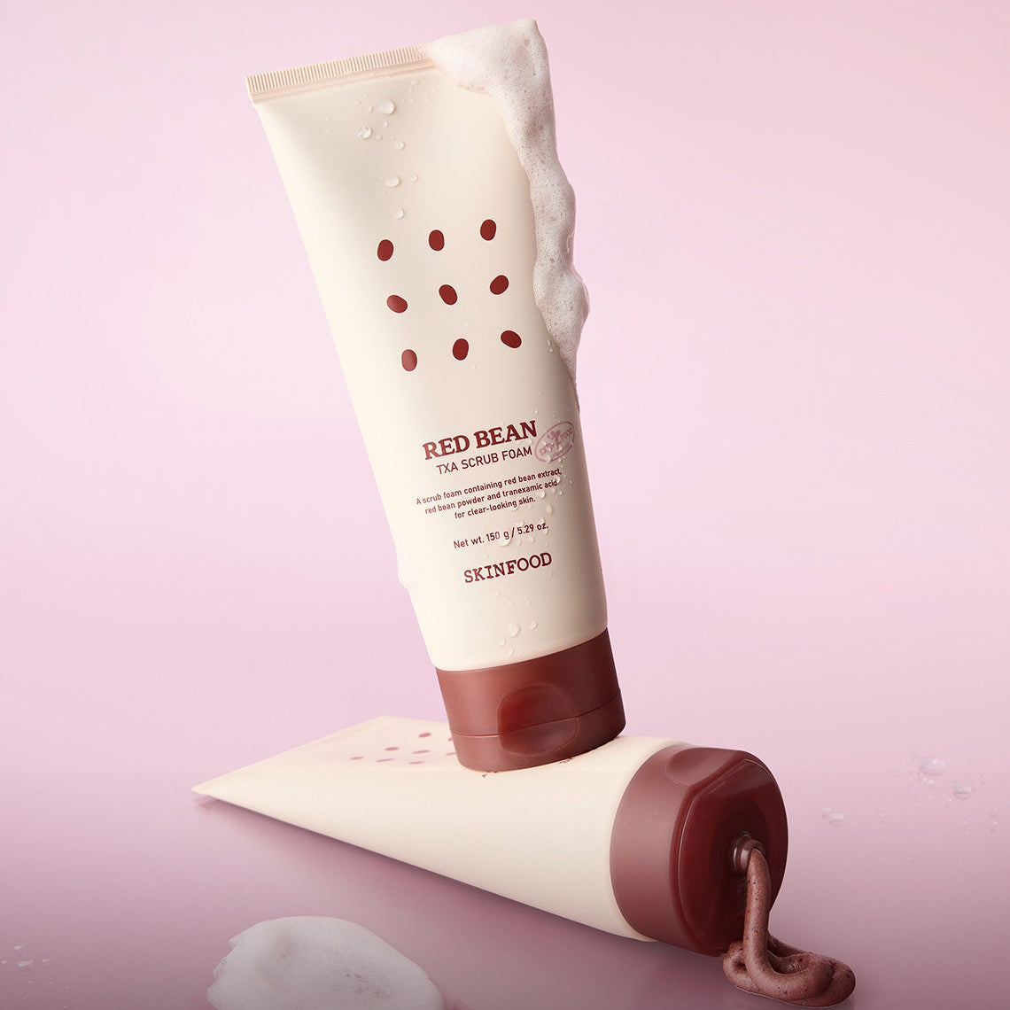 Skinfood Red Bean Tranexamic Acid Scrub Foam 150g