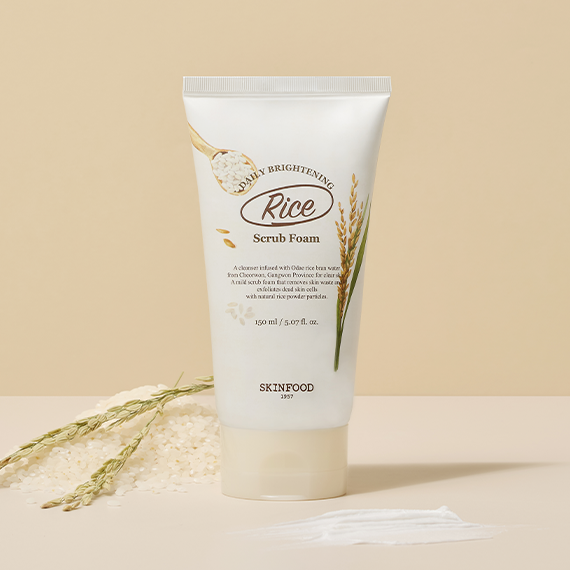 SKINFOOD ライスデイリーブライトニングスクラブフォーム 150ml