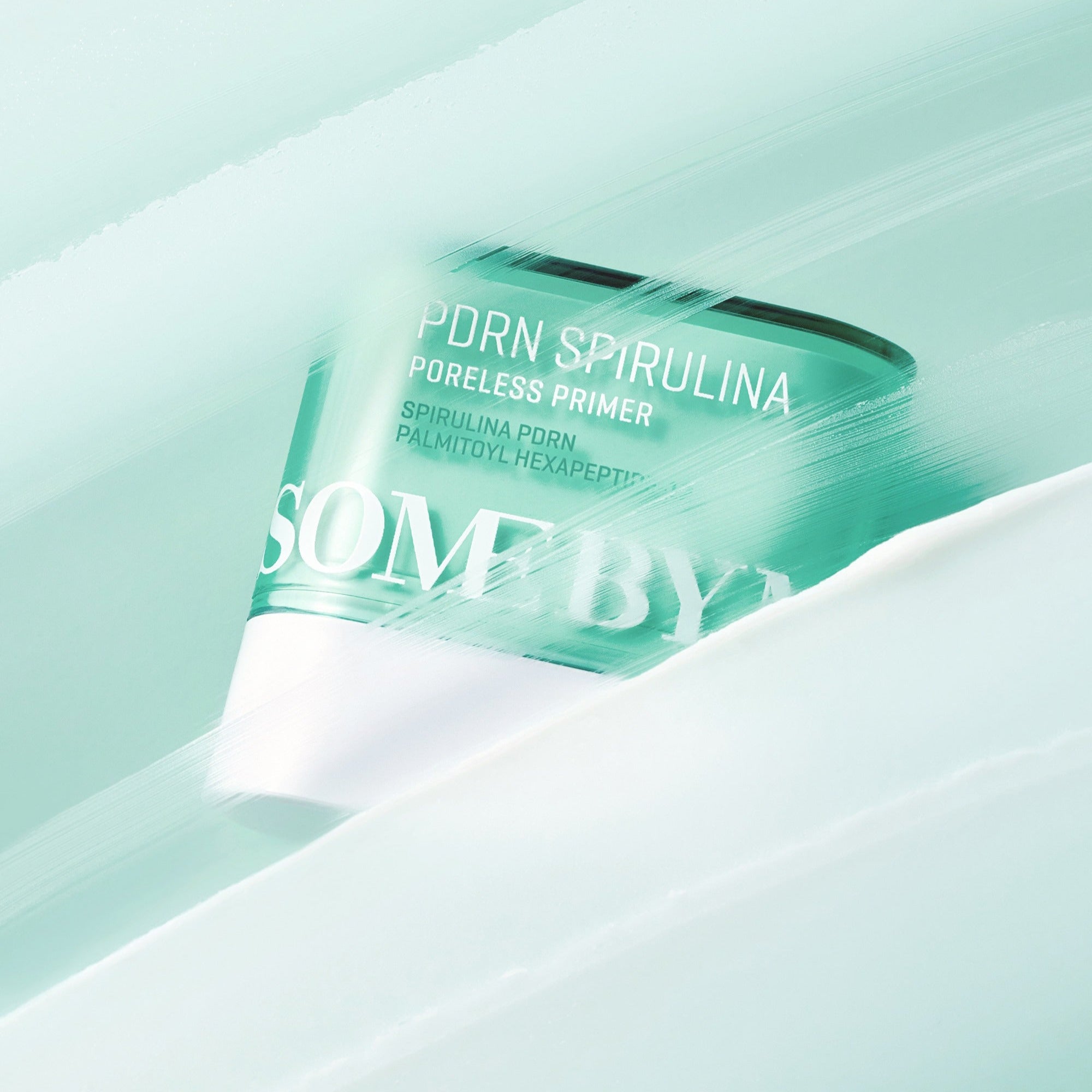 SOME BY MI PDRN Spirulina Poreless Primer 10g, smooths skin texture, minimizes pores, enhances makeup application.