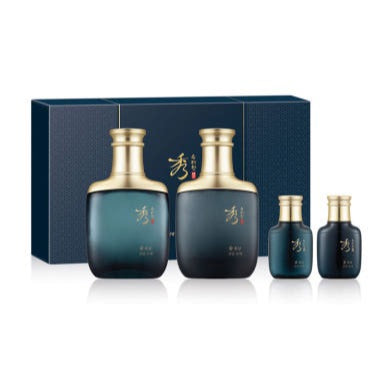 SOORYEHAN Beautiful Geonyang 2 Type Plan luxury skincare set with elegant packaging and bottles.