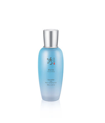 SOORYEHAN Hyobidam Jeongyul Lotion 130ml in a blue bottle with a silver cap