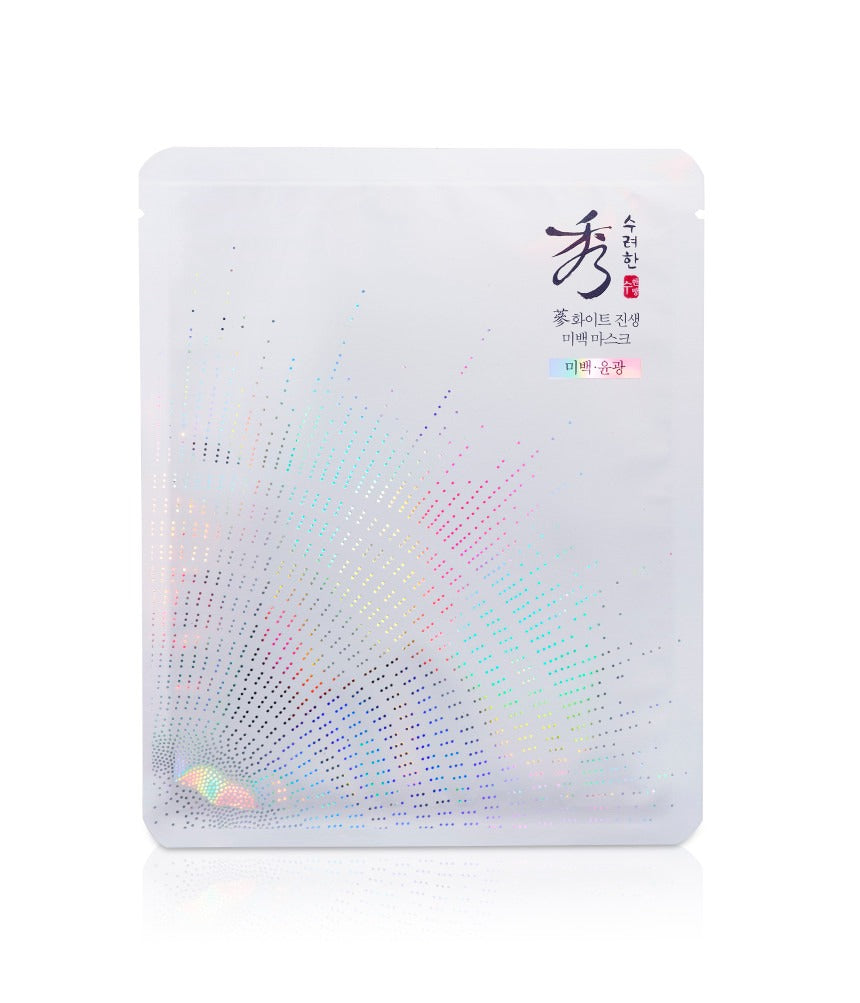 SOORYEHAN Whitinseng Whitening Mask 1 Sheet in packaging with Korean text.