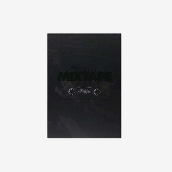 STRAY KIDS Mixtape Pre-Debut Album cover art in black with cassette illustration
