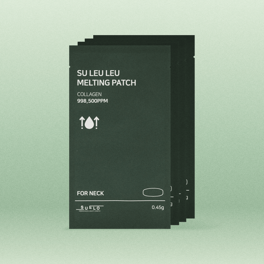 Suelo Neck Collagen Patch Lifting Neck Wrinkle Care 4 Sheets