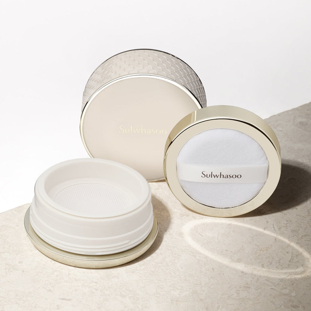SULWHASOO Perfecting Powder 20g in elegant packaging, showcasing the luxurious design of the premium finishing powder.
