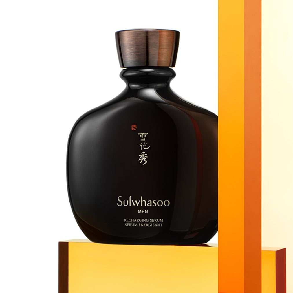 SULWHASOO Recharging Serum for Men 140ml - Gentleman Korea premium Korean skincare serum for men in black bottle