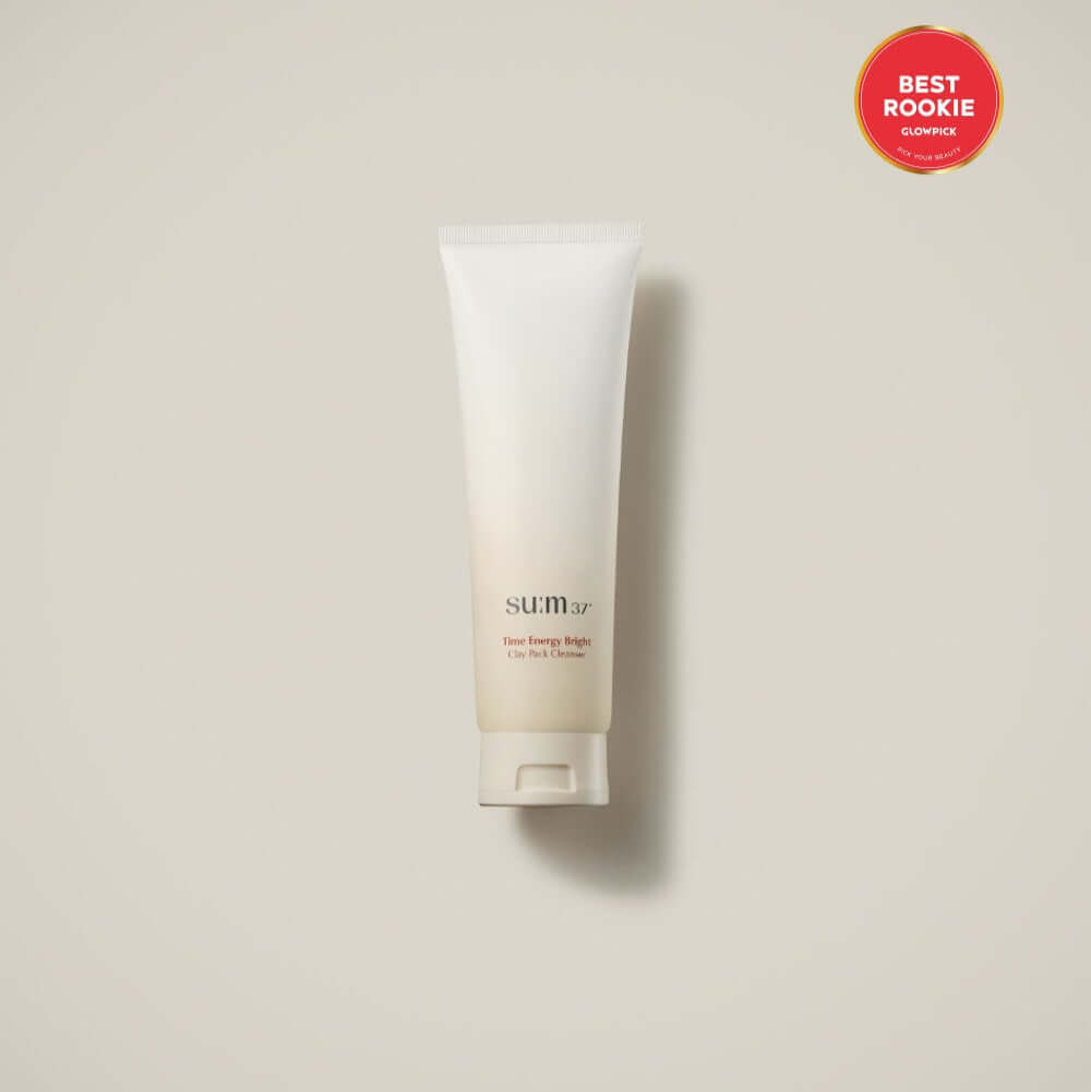 SU:M37 Time Energy Bright Clay Pack Cleanser 150ml product image with packaging and recognition label