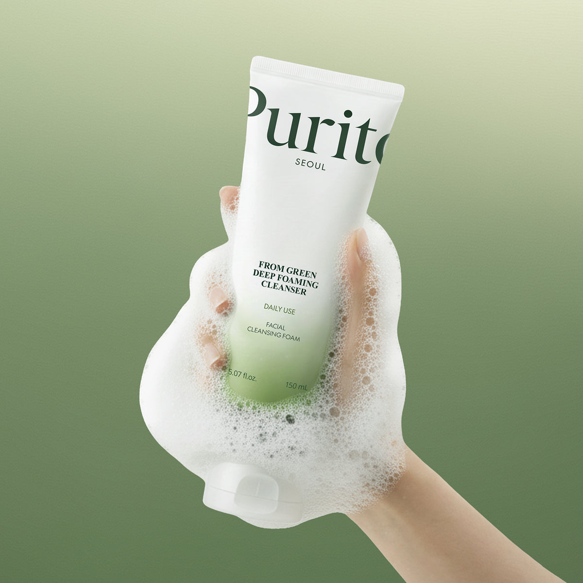 PURITO From Green Deep Foaming Cleanser