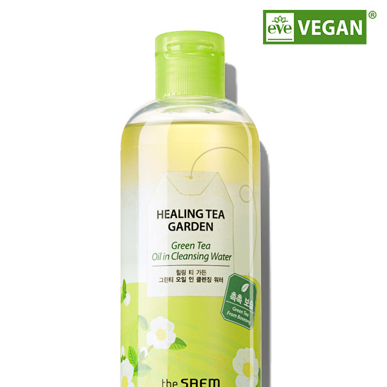 The Saem  Healing Tea Garden Green Tea Oil In Cleansing Water 300ml