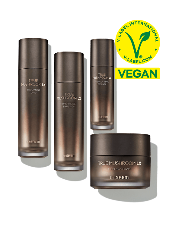 The Saem  True Mushroom Lx 3 Set (Toner+Emulsion+Cream)