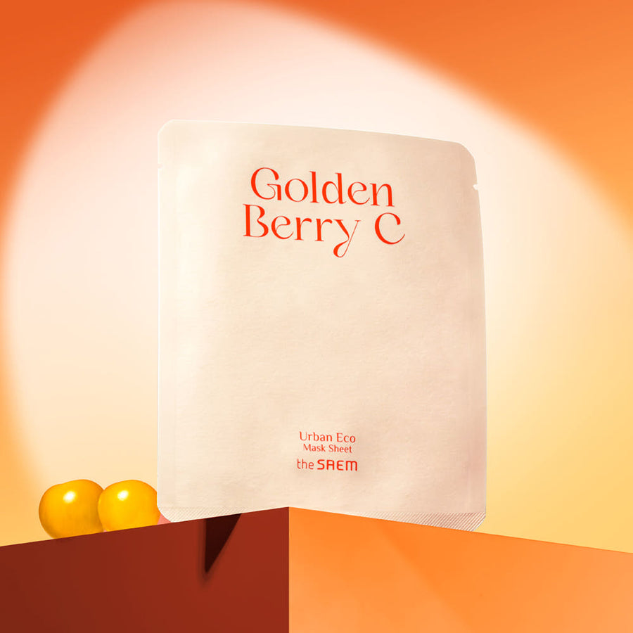 The Saem Urban Eco Golden Berry C Mask Sheets 10 Sheets