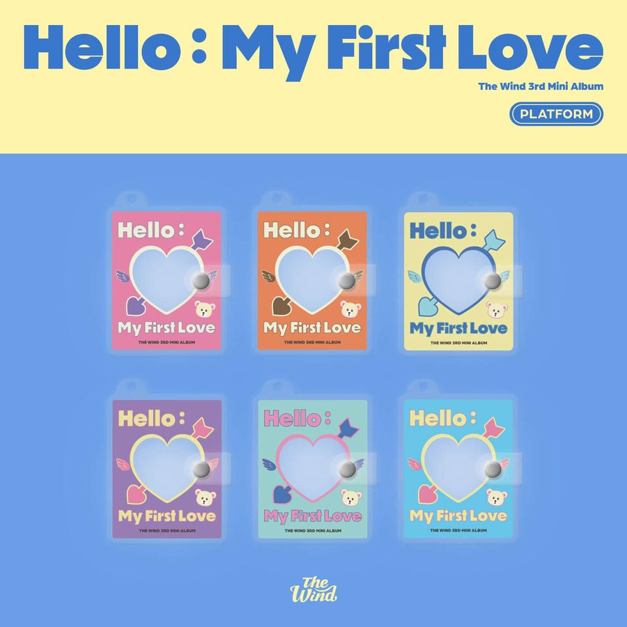The Wind - 3rd Album [Hello : My First Love] (Platform Ver.)(ランダム) - Kpop アルバム