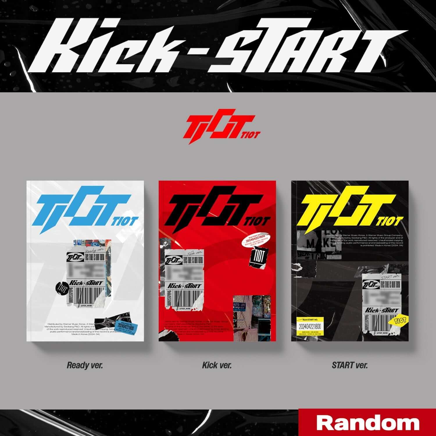 TIOT - [Kick-START] (Photobook Ver.) (Random) - Kpop Album | Kool Seoul - Buy Kpop Albums Online