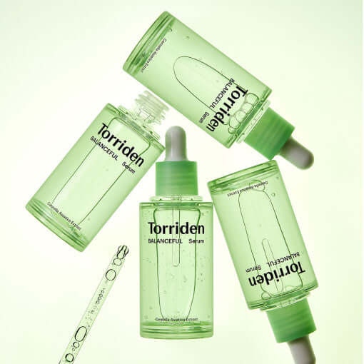 TORRIDEN Balanceful Centella Asiatica Extract Serum 50ml bottles and dropper
