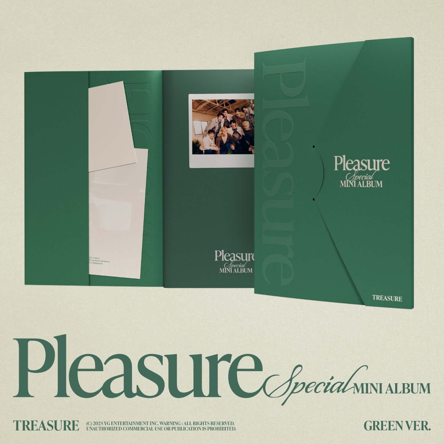 TREASURE - SPECIAL MINI ALBUM [PLEASURE] [GREEN VER.] - Kpop | Kool Seoul - Buy Kpop Albums Online