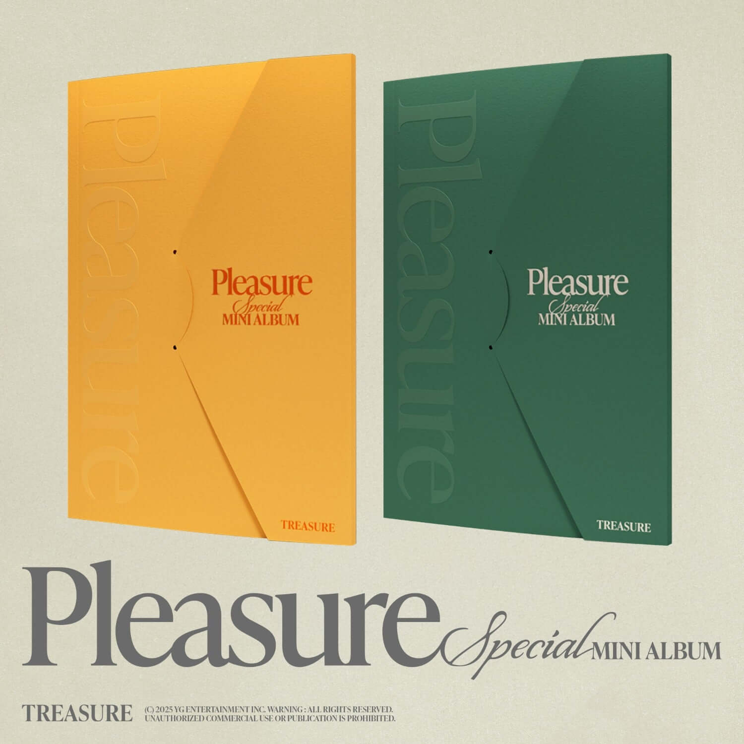 TREASURE - SPECIAL MINI ALBUM [PLEASURE] [YELLOW VER. + GREE | Kool Seoul - Buy Kpop Albums Online