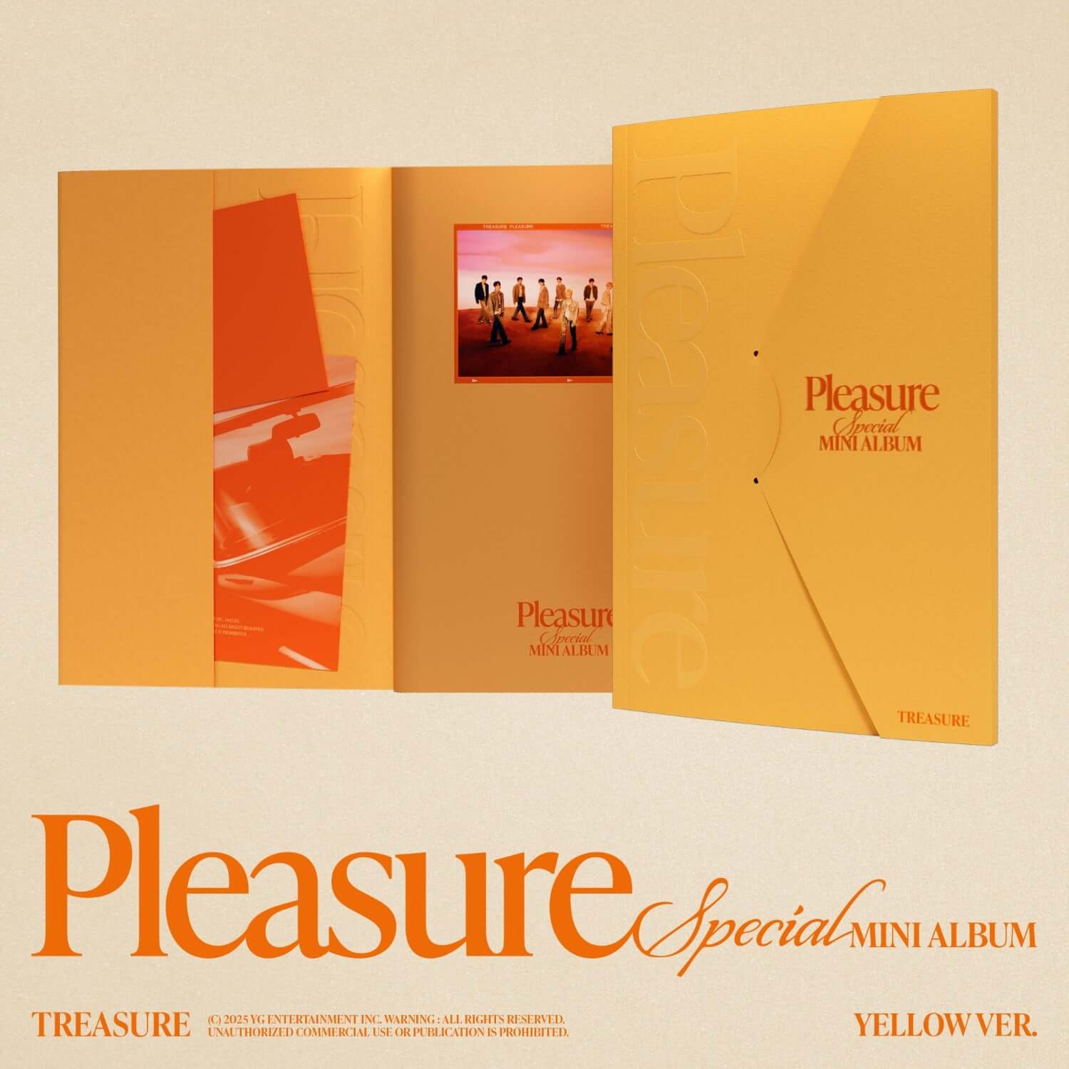 TREASURE - SPECIAL MINI ALBUM [PLEASURE] [YELLOW VER.] - Kpo | Kool Seoul - Buy Kpop Albums Online
