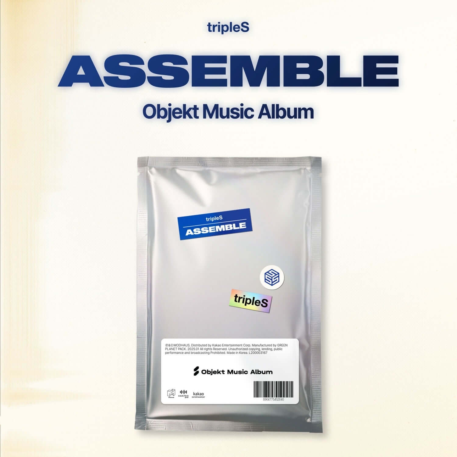 TRIPLES - [ASSEMBLE] (Objekt Music Album) - Kpop Album | Kool Seoul - Buy Kpop Albums Online