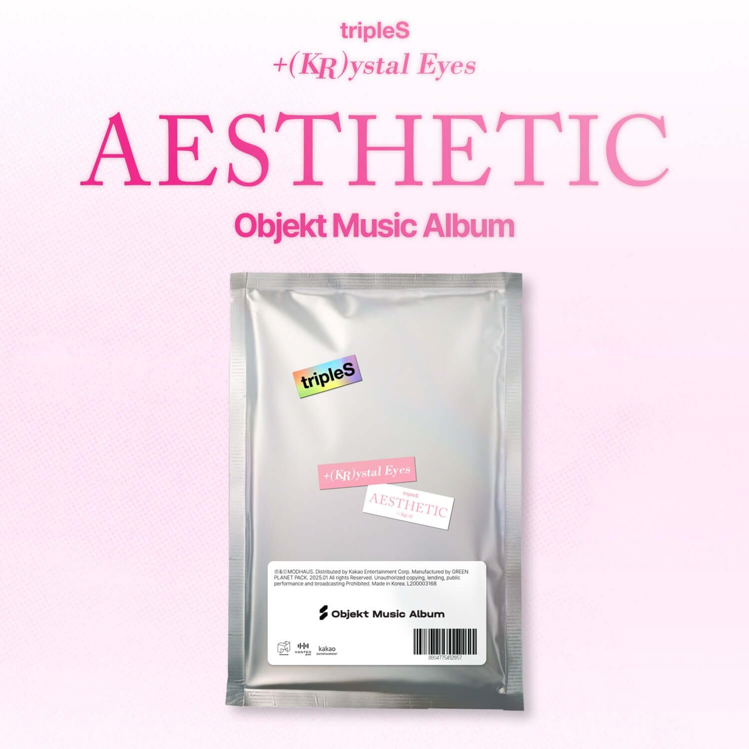 TRIPLES - [+(KR)ystal Eyes (AESTHETIC)] (Objekt Music Album) | Kool Seoul - Buy Kpop Albums Online