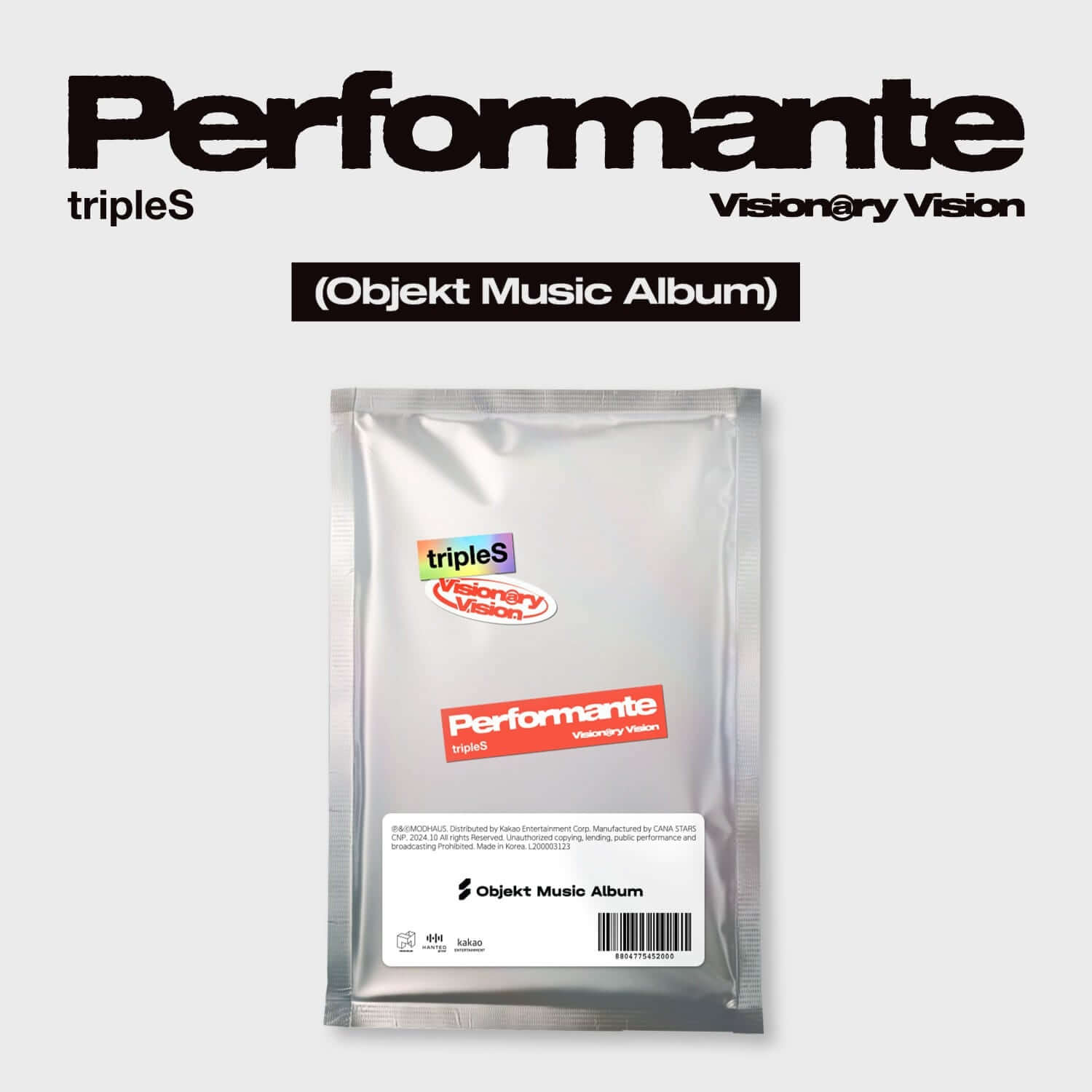 TRIPLES - [Visionary Vision ] (Objekt Music Album) - Kpop Al | Kool Seoul - Buy Kpop Albums Online