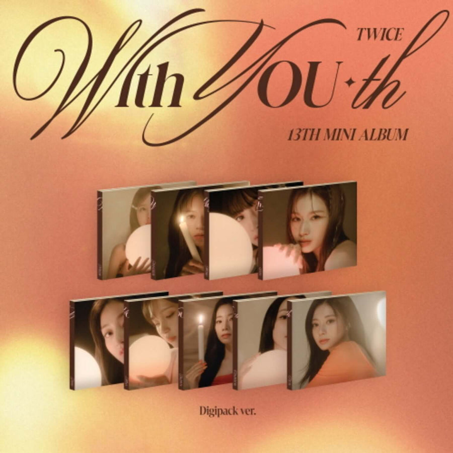 Twice - 13th Album [With You-Th] With You-Th (Digipack Ver.) (Set Of 9) - Kpop Album