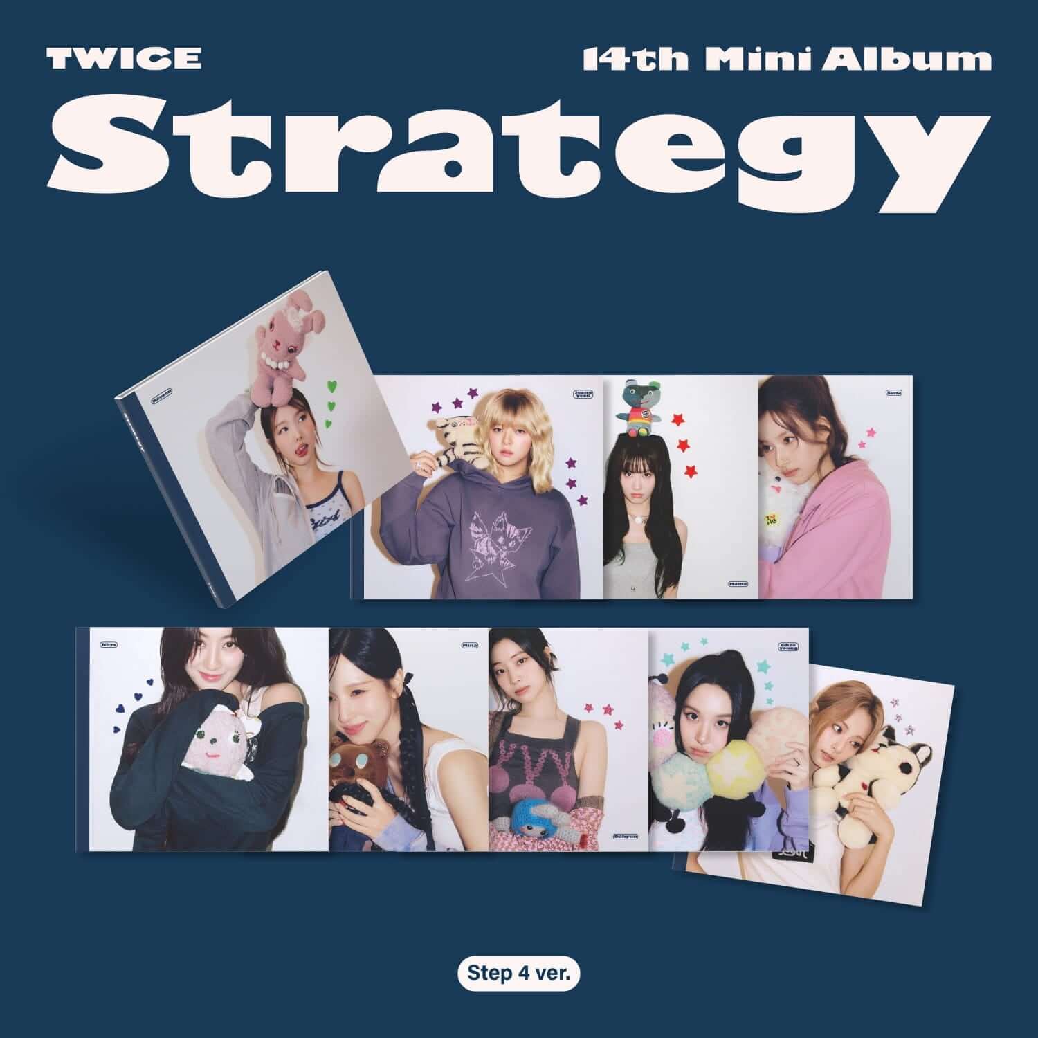 TWICE - 14th Mini Album [STRATEGY] (Step4 ver. ) (Random 1 o | Kool Seoul - Buy Kpop Albums Online