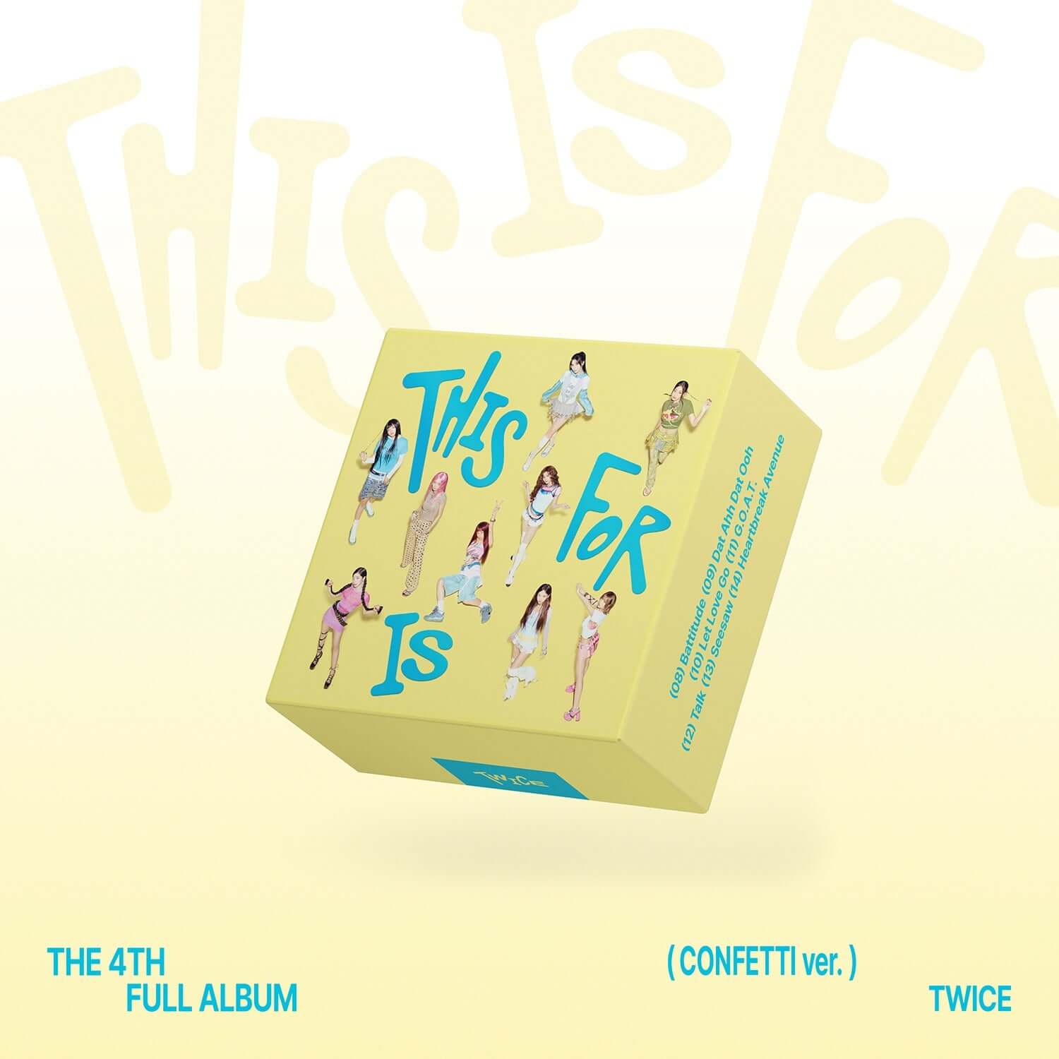 TWICE - 4th Album [THIS IS FOR] (CONFETTI ver.) - Kpop Album | Kool Seoul - Buy Kpop Albums Online