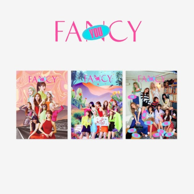 TWICE FANCY YOU 7th Mini Album (Random Ver.) album covers displayed.