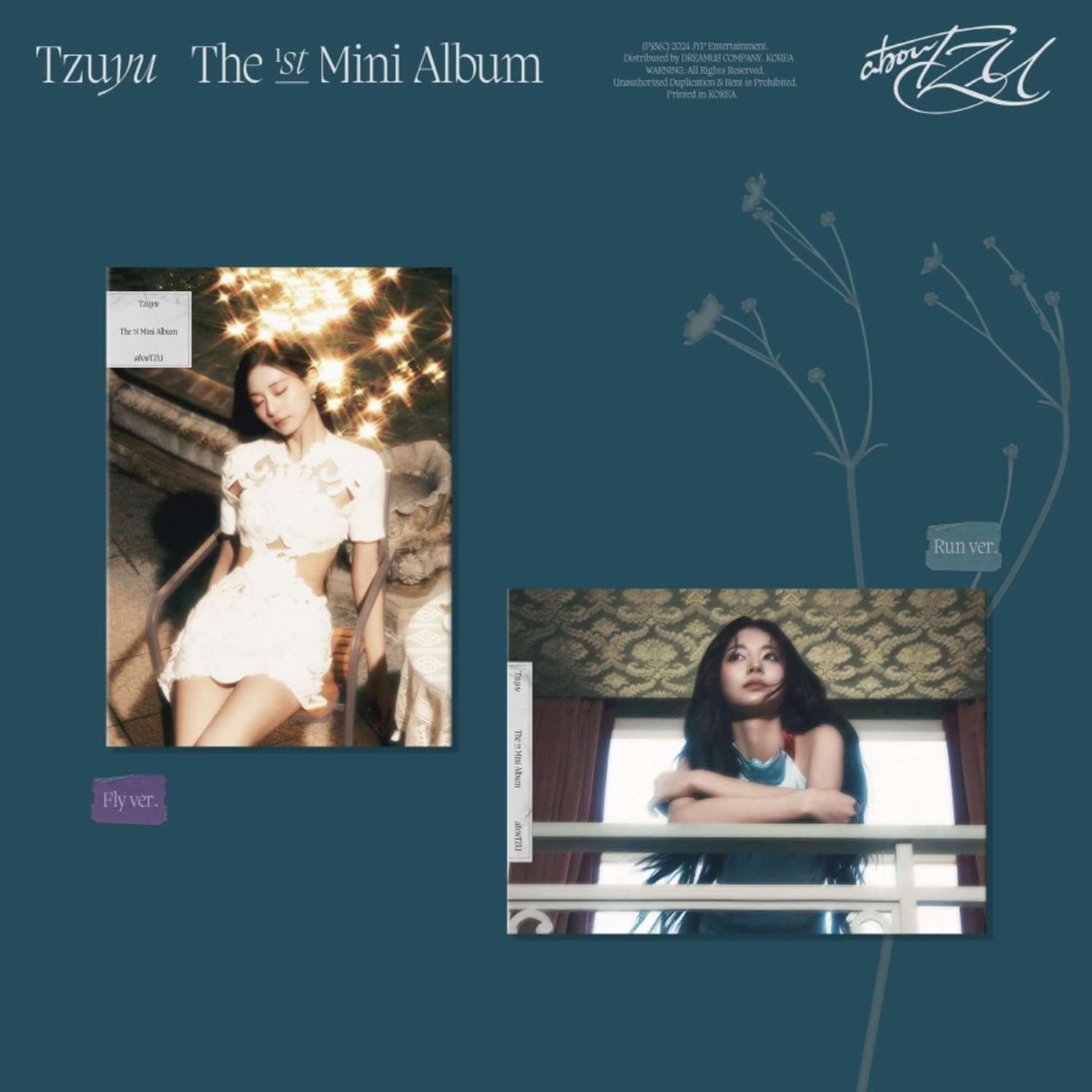 TZUYU - 1st Album [abouTZU] (Run ver. / Fly ver.) (Random) - | Kool Seoul - Buy Kpop Albums Online