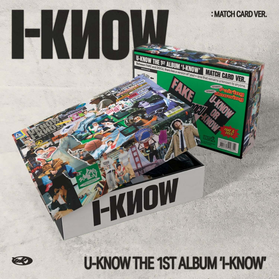 U-Know Yunho - 1stアルバム [I-Know] (Match Card Ver.)(Smart Album) - Kpopアルバム