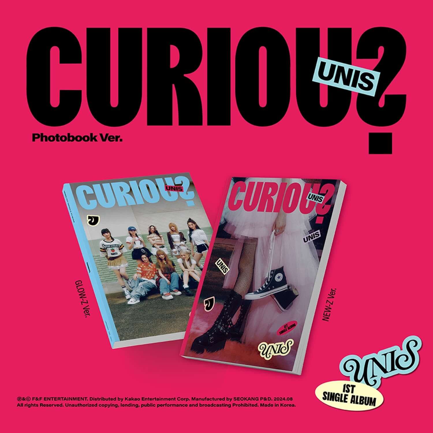 UNIS - 1st Album [CURIOUS] (Photobook Ver.) (Random) - Kpop  | Kool Seoul - Buy Kpop Albums Online