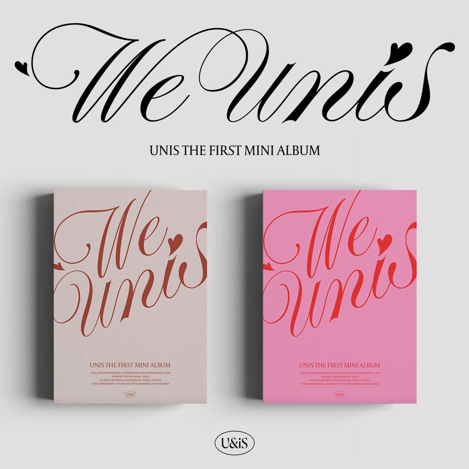 UNIS - The 1st Mini Album 'WE UNIS' (START ver./STORY ver.)  | Kool Seoul - Buy Kpop Albums Online