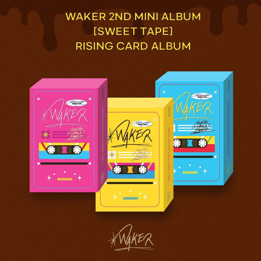 Waker - 2nd Mini Album [Sweet Tape] [Rising Card Album] (ランダム) - KPOPアルバム