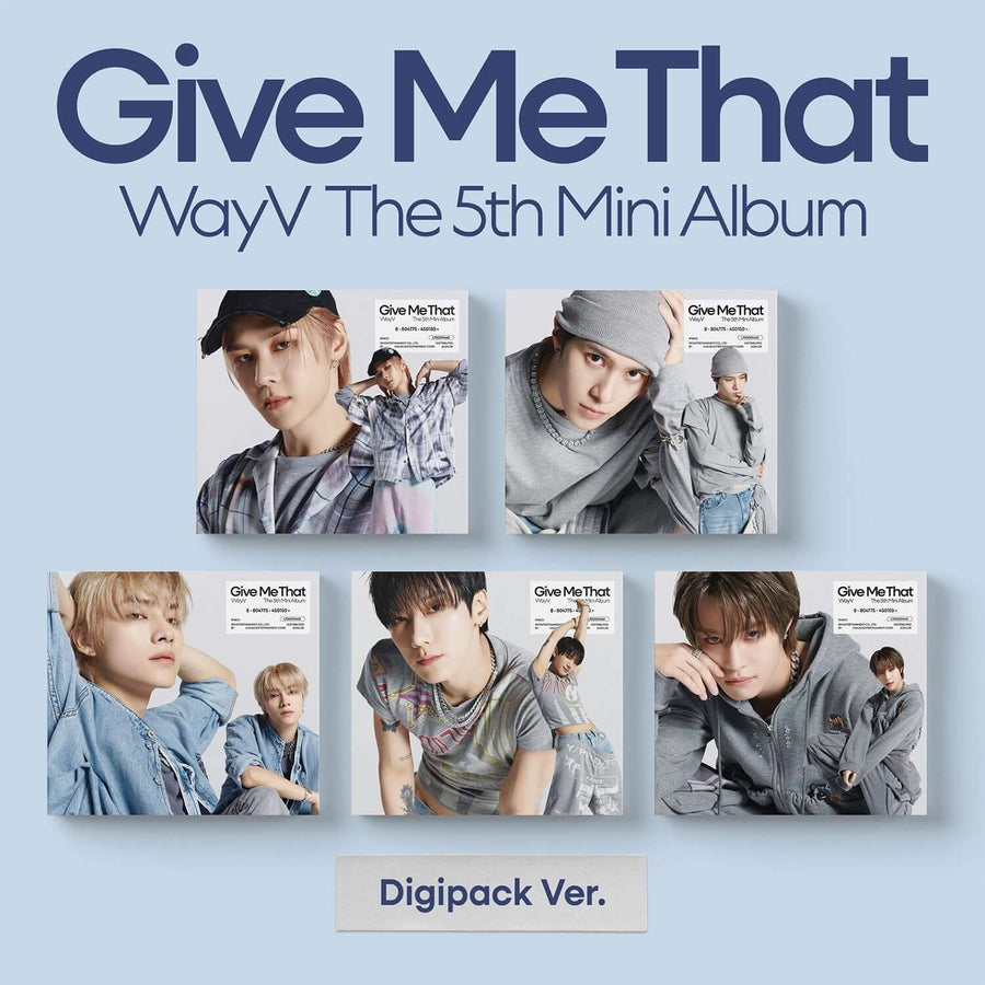 Wayv - 5th Album [Give Me That] (Digipack Ver.) (Random) - Kpop Album