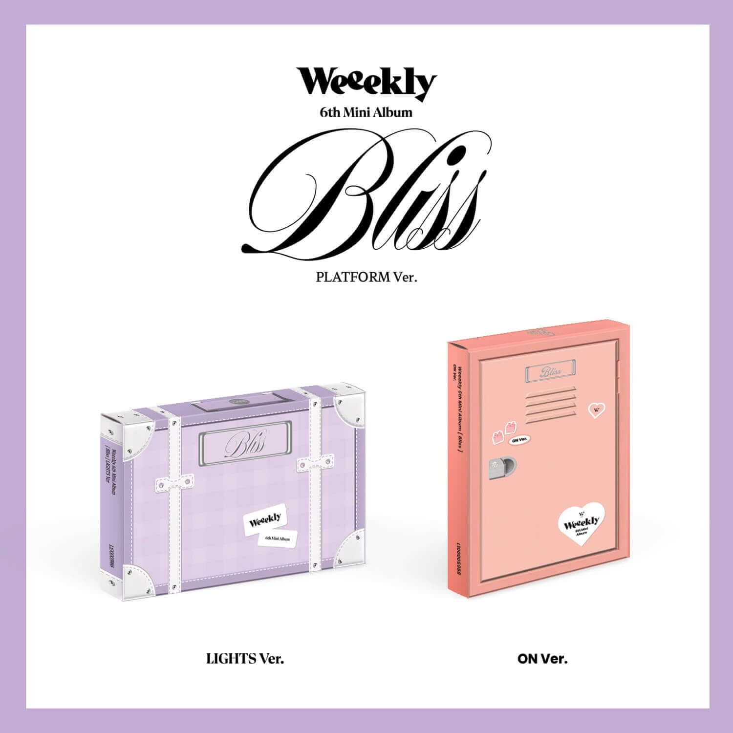 WEEEKLY - 6th Mini Album [Bliss] (Platform Ver.) (Random) -  | Kool Seoul - Buy Kpop Albums Online