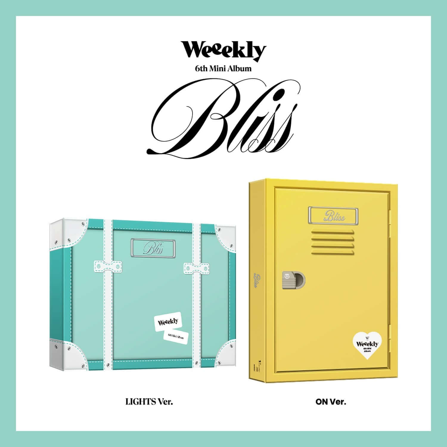 WEEEKLY - 6th Mini Album [Bliss] (Set) - Kpop Album | Kool Seoul - Buy Kpop Albums Online