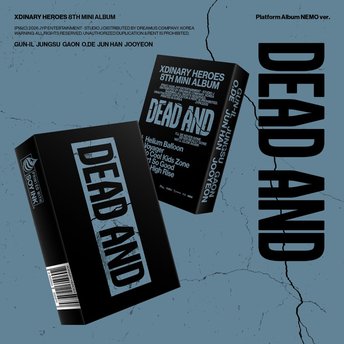 XDINARY HEROES - DEAD AND (Platform Album NEMO ver.) - Kpop  | Kool Seoul - Buy Kpop Albums Online