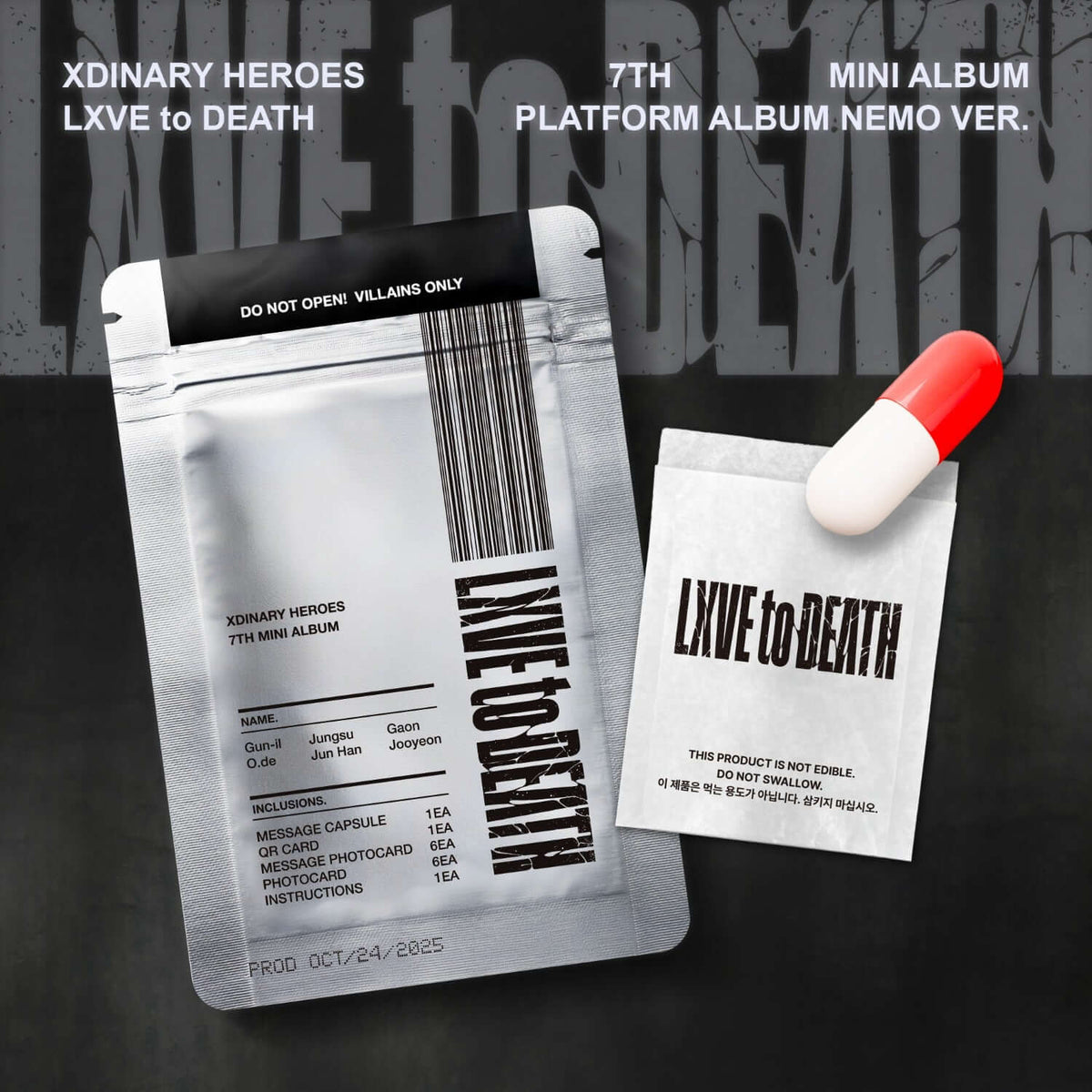 XDINARY HEROES - [LXVE to DEATH] - Kpop Album | Kool Seoul - Buy Kpop Albums Online