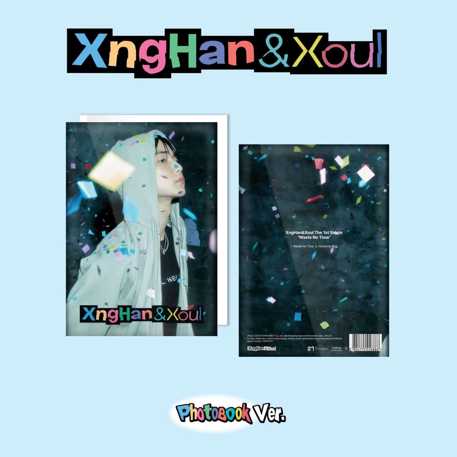 XNGHAN&XOUL - 1st Album [Waste No Time] (Photo Book Ver.) -  | Kool Seoul - Buy Kpop Albums Online