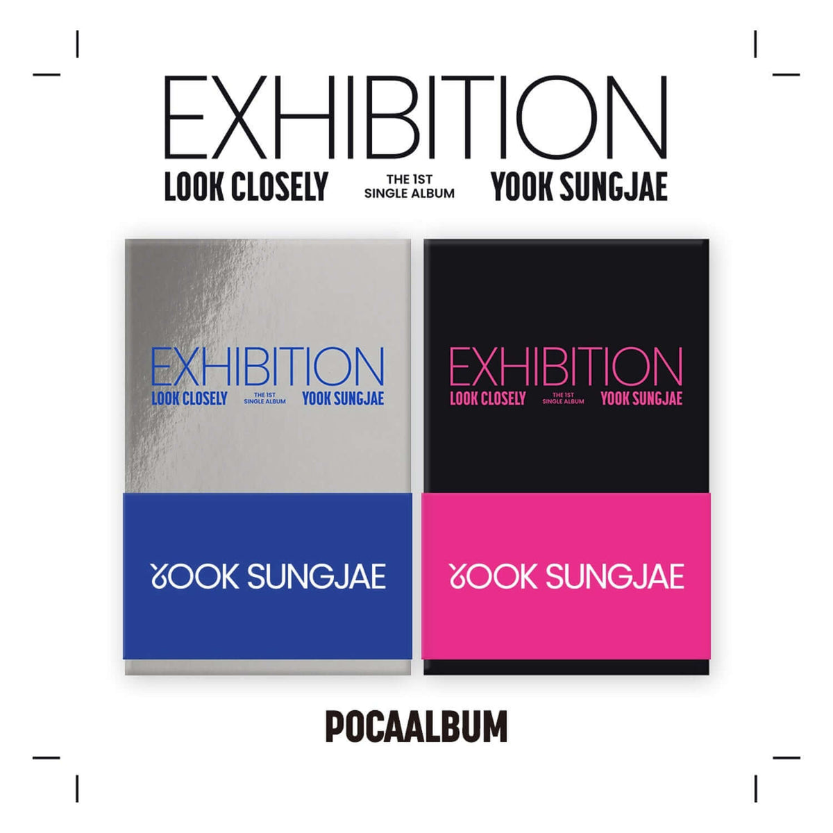 YOOK SUNGJAE - EXHIBITION : Look Closely (POCA ALBUM) Random | Kool Seoul - Buy Kpop Albums Online