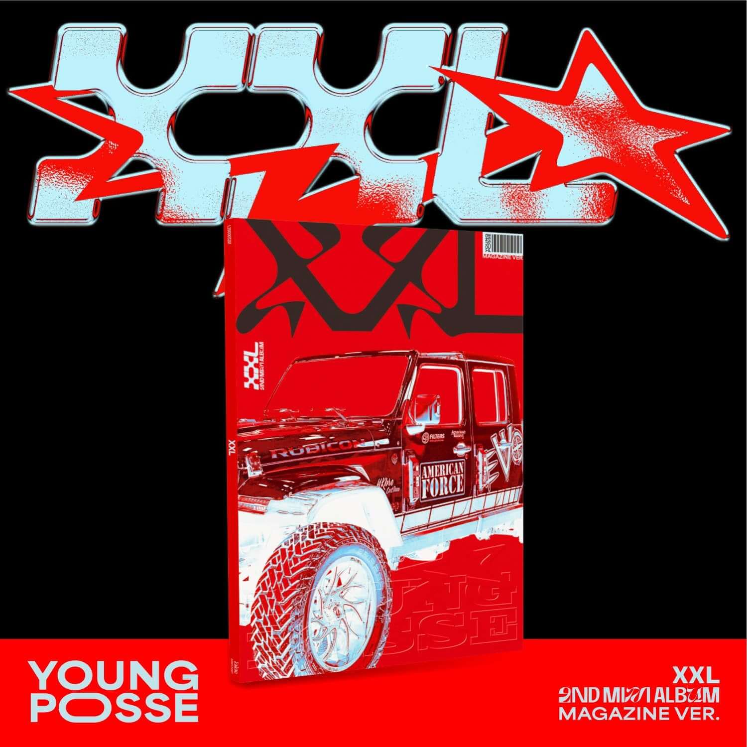 YOUNG POSSE - EP [XXL] (Magazine Ver.) - Kpop Album | Kool Seoul - Buy Kpop Albums Online