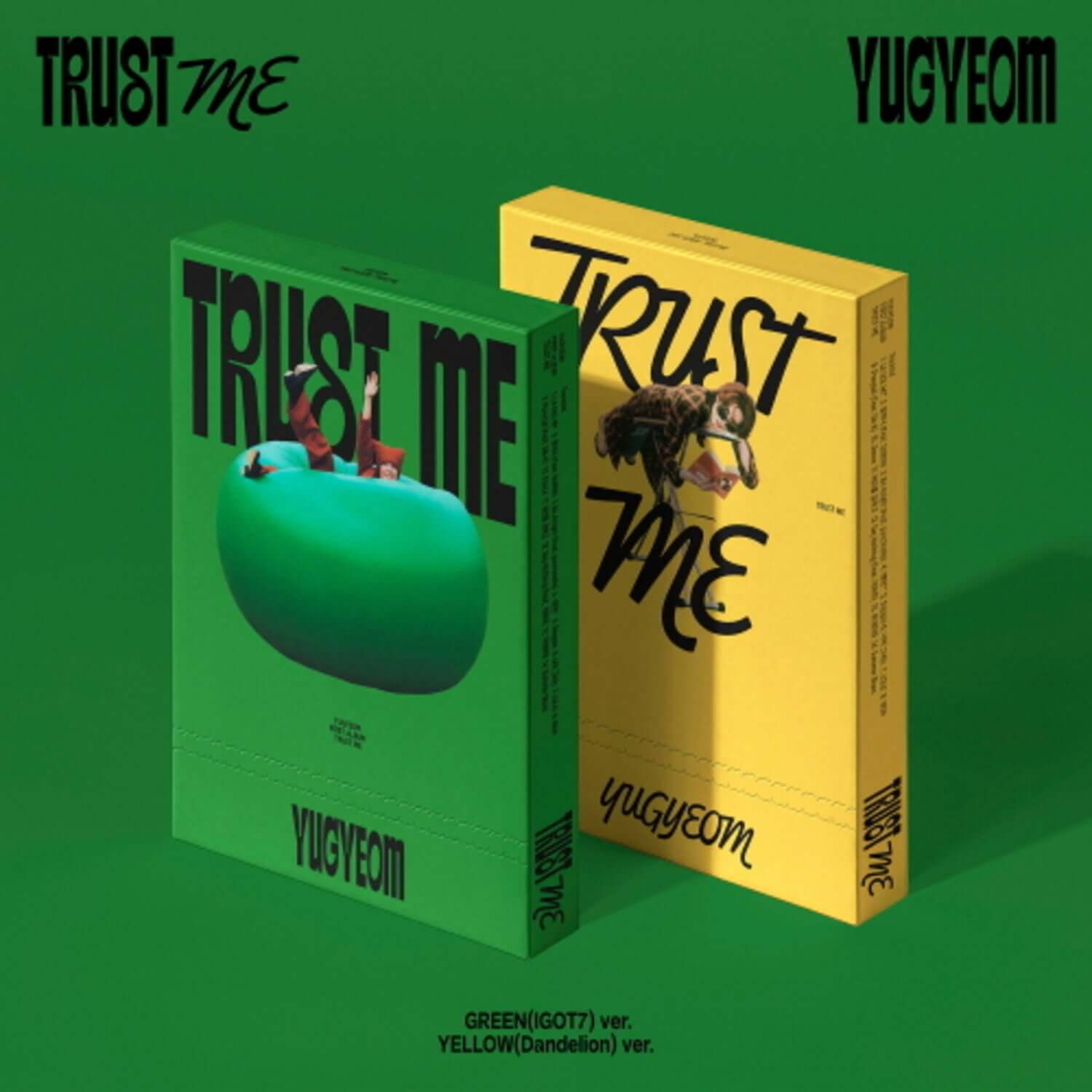 YUGYEOM - [TRUST ME] (GREEN(IGOT7) Ver. / YELLOW(Dandelion)  | Kool Seoul - Buy Kpop Albums Online
