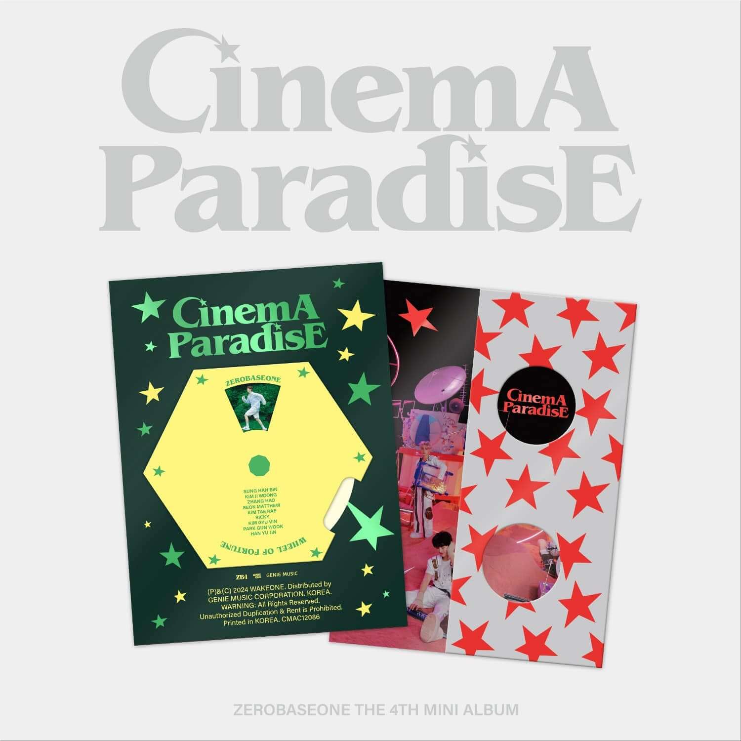 ZEROBASEONE - 4th Album CINEMA PARADISE [ROMANCE Ver./SF Ver | Kool Seoul - Buy Kpop Albums Online