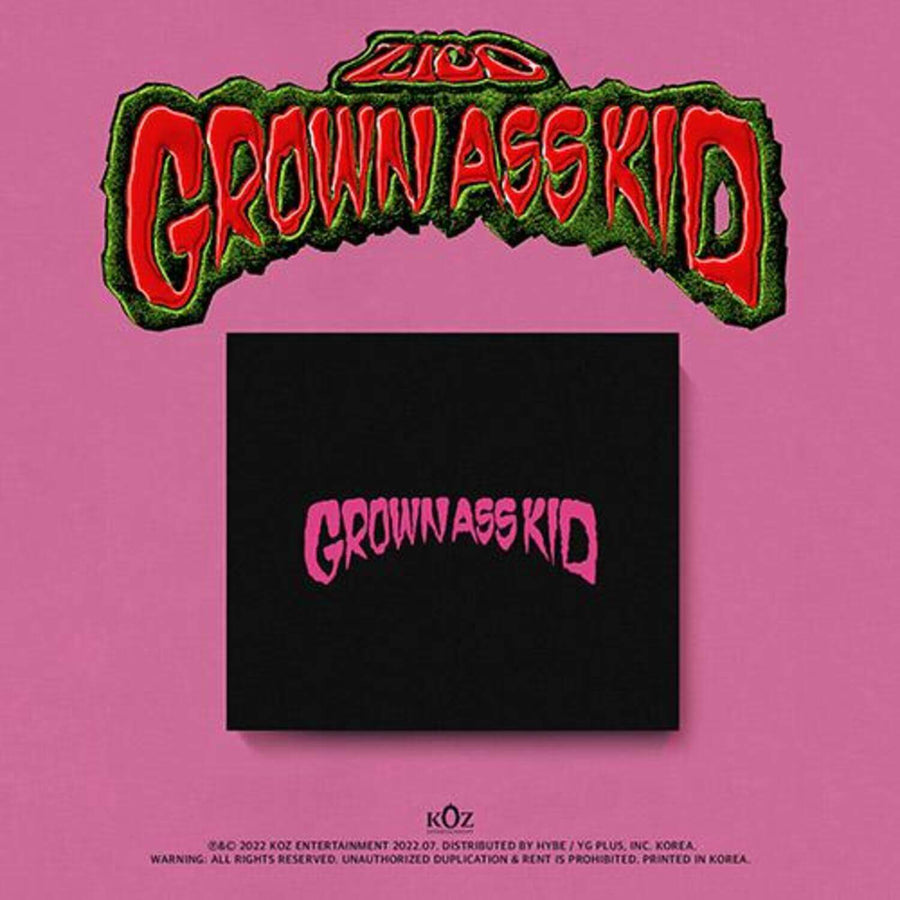 Zico - 4th Mini Album [Grown Ass Kid] (Jewel Ver.) - Kpop アルバム