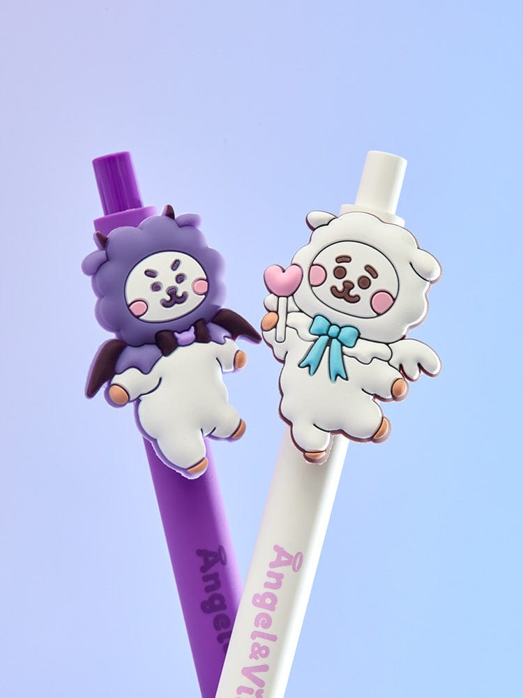 BT21 RJ ジェルペンセット（2本入り） エンジェル＆ヴィラン