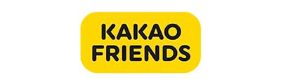 Kakao Friends logo on a yellow background