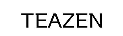 Logo of TEAZEN with bold black text on a white background