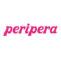 Peripera brand logo in pink stylized font on a white background.