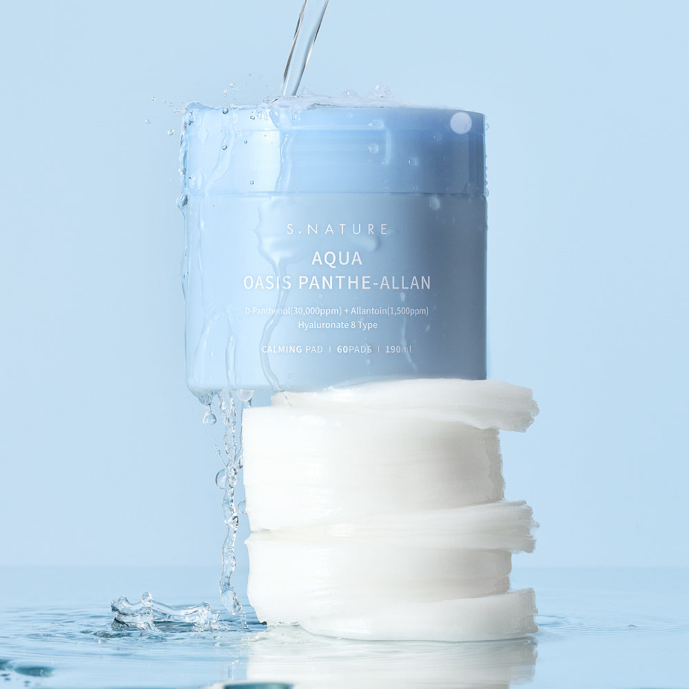 S.Nature Aqua Oasis Panthe-Allan Calming Pads 60p 190ml